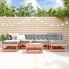 vidaXL 7 Piece Garden Lounge Set Solid Wood Douglas