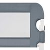 vidaXL Toddler Safety Bed Rail Grey 102x42 cm Polyester