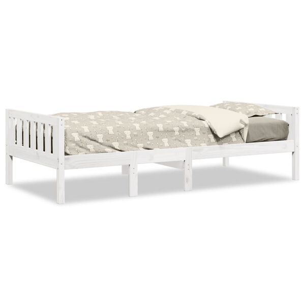 vidaXL Children's Bed without Mattress White 80x200 cm Solid Wood Pine