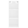 vidaXL Highboard White 34.5x32.5x180 cm Engineered Wood