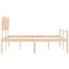vidaXL Senior Bed without Mattress 160x200 cm Solid Wood