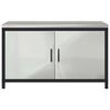 vidaXL Kitchen Storage with Shelf Silver 90 x 50 x 53 cm Steel