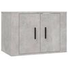 vidaXL 2 Piece TV Cabinet Set Concrete Grey Engineered Wood