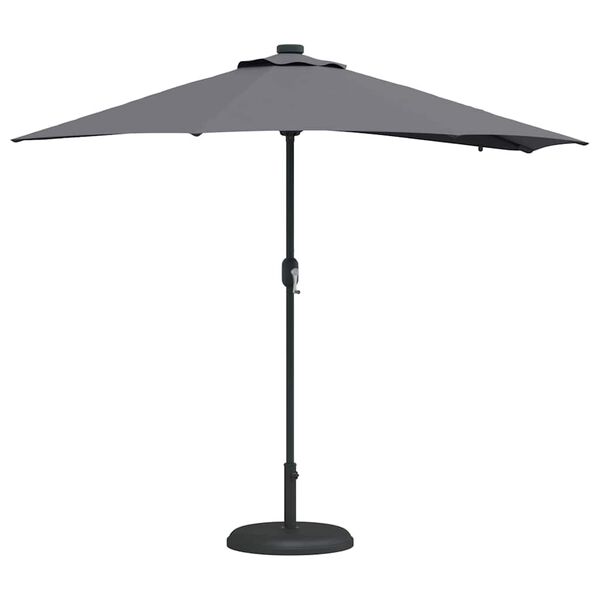 vidaXL Garden Parasol Anthracite 294 x 150 x 223 cm