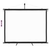 vidaXL Projection Screen with Tripod 84" 4:3