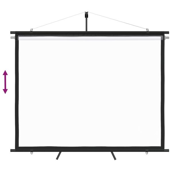 vidaXL Projection Screen with Tripod 84" 4:3