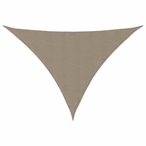 vidaXL Sunshade Sail Oxford Fabric Triangular 2.5x2.5x3.5 m Taupe