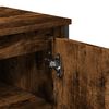 vidaXL Bathroom Sink Cabinet Smoked Oak 91x35x60 cm Engineered Wood