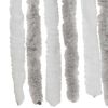 vidaXL Fly Curtain Light Grey and White 100x200 cm Chenille