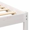 vidaXL Bed Frame with Headboard White 75 x 190 cm Solid Pine Wood