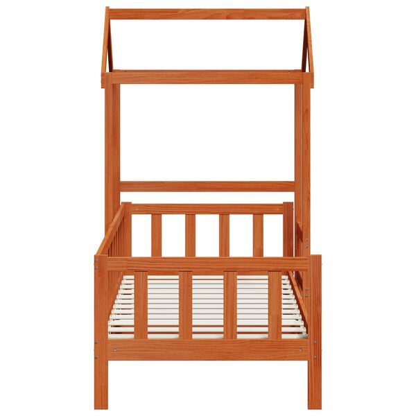 vidaXL Day Bed Set 2 pcs Wax Brown Solid Pine Wood