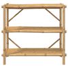 vidaXL 3-Layer Shelf 100x40x90 cm Bamboo