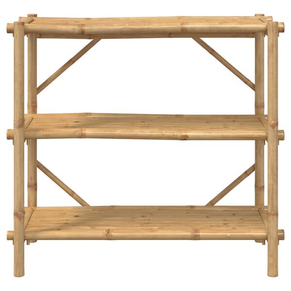 vidaXL 3-Layer Shelf 100x40x90 cm Bamboo