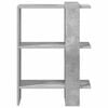 vidaXL Bookshelf Concrete Grey 52 x 25 x 71.5 cm Engineered Wood