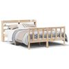 vidaXL Bed Frame without Mattress 140x200 cm Solid Wood Pine