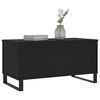 vidaXL Coffee Table Black 90x44.5x45 cm Engineered Wood