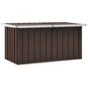 vidaXL Garden Storage Box Brown 129x67x65 cm
