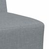 vidaXL Modular Sofa Unit Armless 2 pcs Light Grey 55 x 74 x 82 cm
