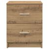 vidaXL Bedside Cabinets 2 pcs with 2 Drawers Artisan Oak 40x36x50 cm