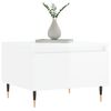 vidaXL Coffee Tables 2 pcs High Gloss White 50x46x35 cm Engineered Wood