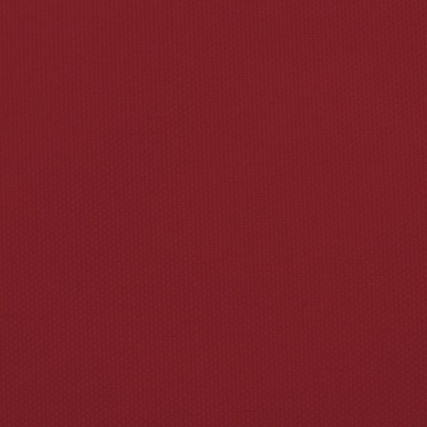 vidaXL Sunshade Sail Oxford Fabric Triangular 5x6x6 m Red