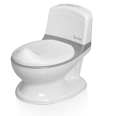 Baninni Potty Trainer with Sound Pippe Grey and White