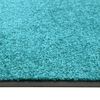 vidaXL Doormat Washable Cyan 60x90 cm