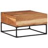 vidaXL Coffee Table 68x68x41 cm Solid Acacia Wood