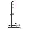 vidaXL Power Tower Dip Station Other Black 95 x 102 x (160-210) cm