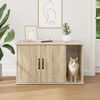 vidaXL Cat House Sonoma 85 x 55 x 50 cm Engineered Wood
