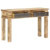 vidaXL Console Table with Drawers 120x35x75 cm Solid Mango Wood