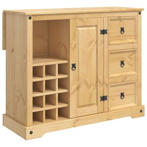 VidaXL Kitchen Storage Honey Wax 112 x 70 x 91.5 cm Solid-Pine