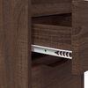 vidaXL Bedside Tables with Drawer 2 pcs Brown Oak 30.5 x 30 x 43 cm