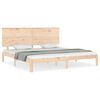 vidaXL Bed Frame without Mattress 200x200 cm Solid Wood Pine