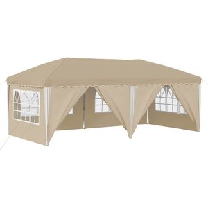 vidaXL Pop-up Party Tent 575 x 288 x 245 cm Cream