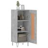 vidaXL Sideboard Concrete Grey 34.5x34x90 cm Engineered Wood
