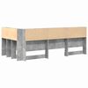 vidaXL Storage Headboard Concrete Grey 90 cm Engineered Wood