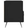 vidaXL Bedside Cabinets 2 pcs Black 40x35x47.5 cm Engineered Wood