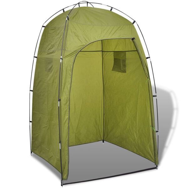 vidaXL Shower/WC/Changing Tent Green