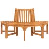 vidaXL Half Round Tree Bench &Oslash;160 cm Solid Wood Eucalyptus