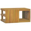 vidaXL Wall-mounted Bathroom Cabinet 60x45x30 cm Solid Wood Teak