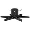 vidaXL Christmas Tree Stand 1.73 Black 49 x 49 x 15.5 cm Steel