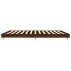 vidaXL Bed Frame without Mattress Brown Oak 120x200 cm Engineered Wood