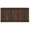 vidaXL TV Cabinet with LED Brown Oak 100x34x50 cm Engineered Wood