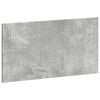 vidaXL Wall-Mounted Headboard HOORN Concrete Grey Engineered Wood