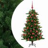 vidaXL Artificial Christmas Tree with Bauble 120 cm 150 LEDs