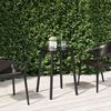 vidaXL Garden Table Anthracite 50x50x71 cm Steel
