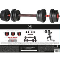 XQ Max 3-in-1 Dumbbell and Barbell Set 20 kg