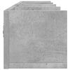 vidaXL Wall Cabinet Concrete Grey 99x18x16.5 cm Engineered Wood