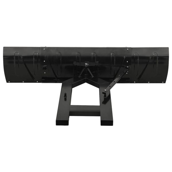 vidaXL Snow Plough for Forklift 200x48 cm Black
